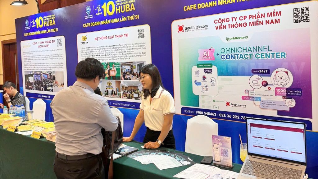 Gian hàng South Telecom: Worldfone4X Omnichannel Contact Center & KYC Mobile
